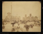 The Alcazar Hotel (right) and Cordova Hotel/Alcazar Annex (left), from in front of the entrance to the Hotel Ponce de Leon, looking Southeast, ca. 1890s<br />( 3 volumes )