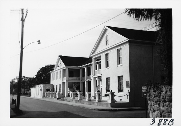 The St. Francis Barracks from the intersection of Marine Street and St. Francis Street, looking Southwest, ca. 1966
