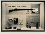 Display case with artifacts for an exhibit on St. Augustine's British Period (1763-1784) in the Oldest House, ca. 1965