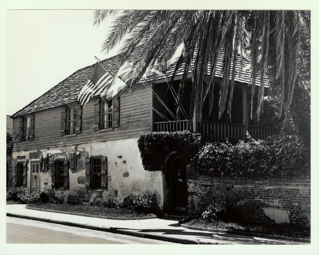 The Oldest House as seen from St. Francis Street, looking Northwest, ca. 1960