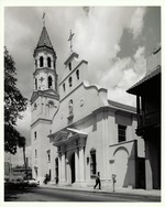The Cathedral Basilica from Cathedral Place, looking Northwest, ca. 1970