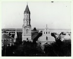 The Cathedral Basilica seen from the roof of the Lyon Building, looking North, ca. 1920[?]