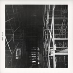 Interior of the Cathedral Basilica during restoration, shoring and scaffolding, 1965