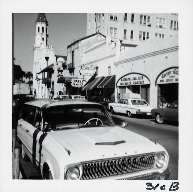 A view of Cathedral Place from near the intersection with Charlotte Street, looking West, 1969