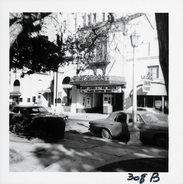 The north side of Cathedral Street from St. George Street to Avenida Menendez, looking East, 1967