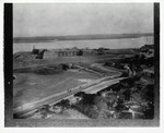 [1886-97] The Huguenot Cemetery, City Cates, and Castillo de San Marcos as seen from the tower of the San Marco Hotel, looking Southeast, ca. 1886-97