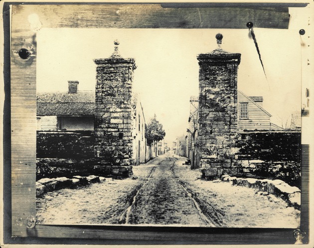The City Gate and northern St. George Street, looking South, ca. 1875