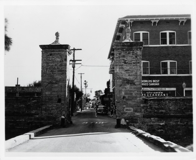 The City Gate and northern St. George Street, looking South, 1952