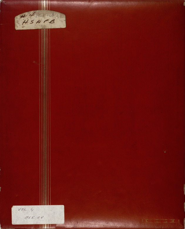 Historic St. Augustine Preservation Board Scrap Book No. 4, 1965-1968 - 