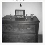 Old Chest on display in Ribera House, 1968