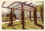 The arbor in the Ribera Garden, looking Southeast