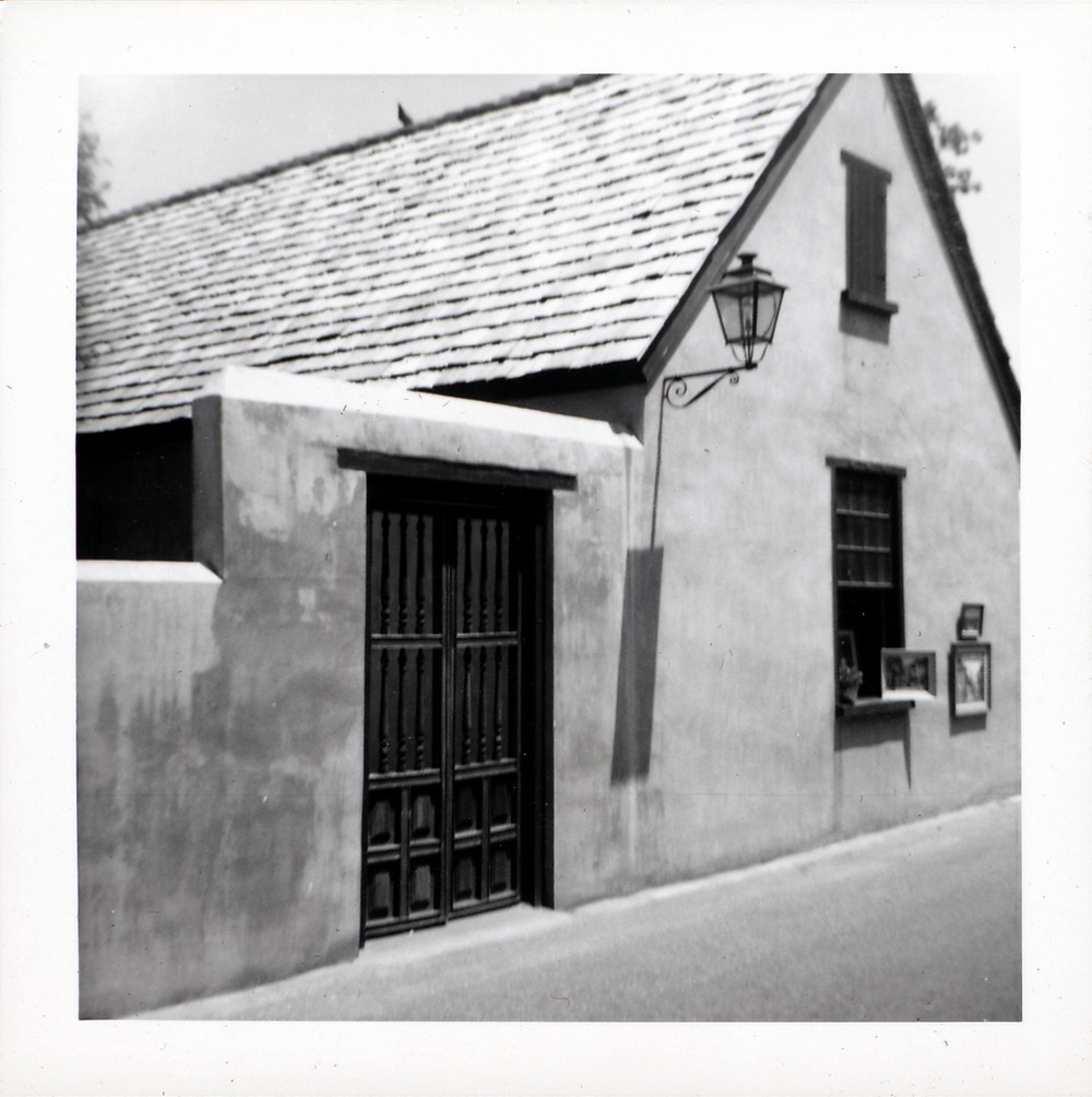 The Triay House from St. George Street, looking Southeast, 1967