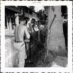 [1962] Archaeological excavations at the Bennet House, looking North