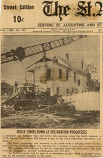 [1965] House Comes Down as Restoration Progresses