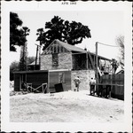 [1962] Construction of Salcedo House and rear addition (smokehouse), looking East