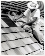 [1962] Salcedo House Construction, attaching shingles