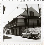 [1963] Arrivas House after restoration from St. George Street, looking Southwest, 1963