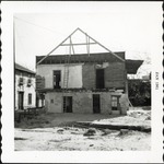 Restoration of Arrivas House, removing balcony, looking South, 1961