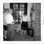 [1967] Candle dipping demonstration in Arrivas House, 1967