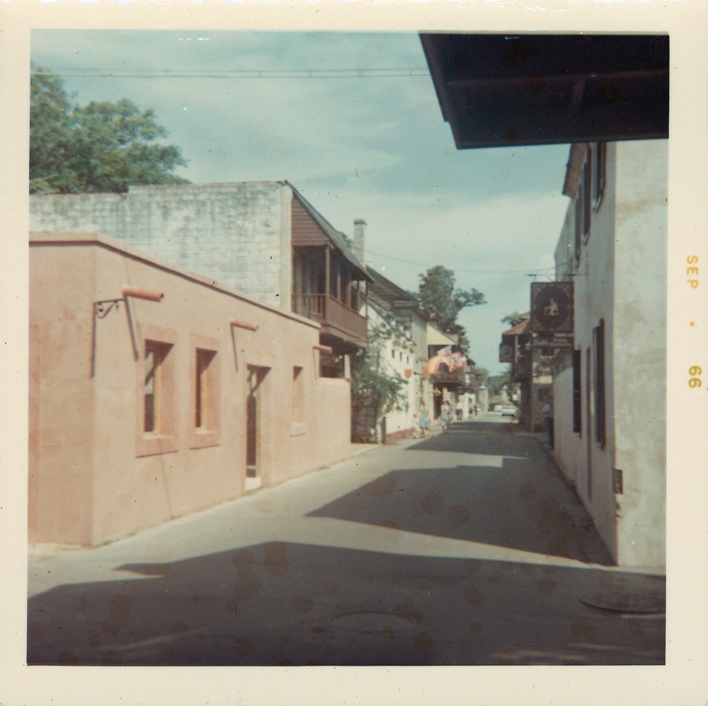 Sanchez de Ortigosa House from St. George Street, looking North, 1966