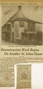 Reconstruction Begins On Another St. Johns House