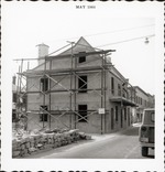 Views of the Benet House during restoration, 1964