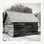 Stable structure behind Benet Grocery, looking Northwest, 1967