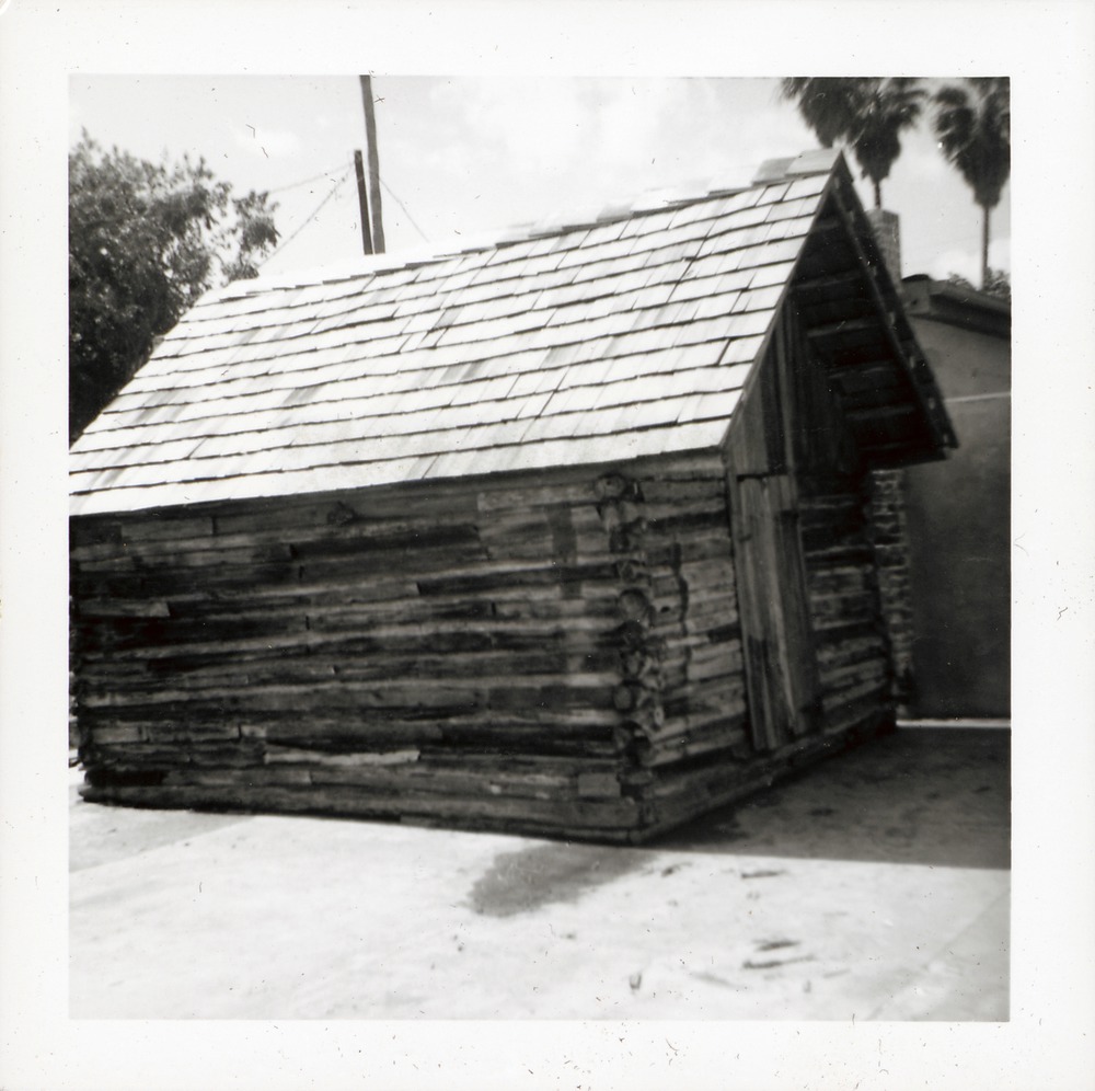 Stable structure behind Benet Grocery, looking West, 1967