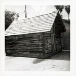 Stable structure behind Benet Grocery, looking West, 1967
