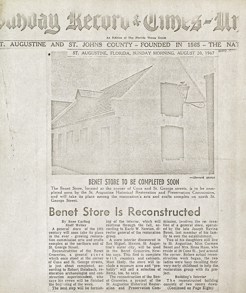 Benet Store is Reconstructed - 