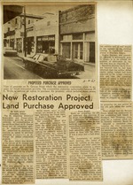 New Restoration Project, Land Purchase Approved<br />( 21 issues )