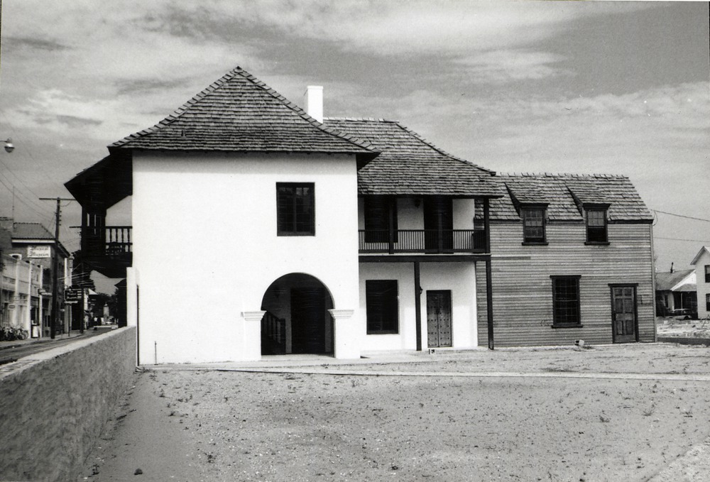 South elevation of the Marin-Hassett House, looking North, 1965