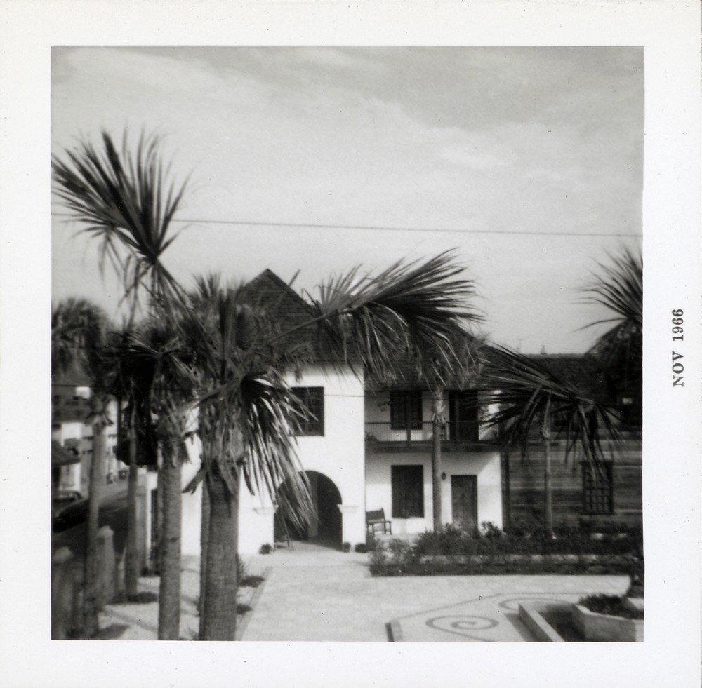 Marin-Hassett House and Hispanic Garden, looking North, 1966