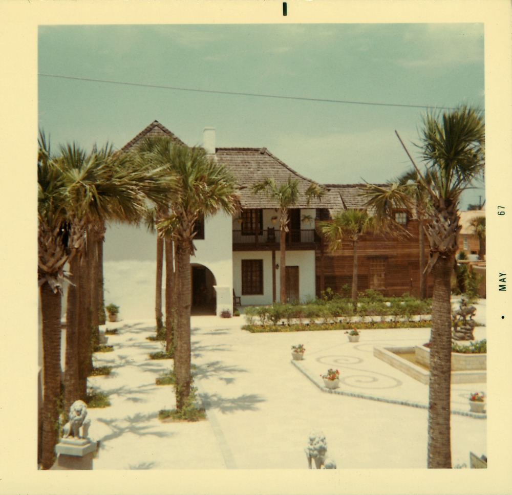 Marin-Hassett House and Hispanic Garden, looking North, 1967