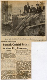 [1965] Spanish Official Joins Ancient City Ceremony