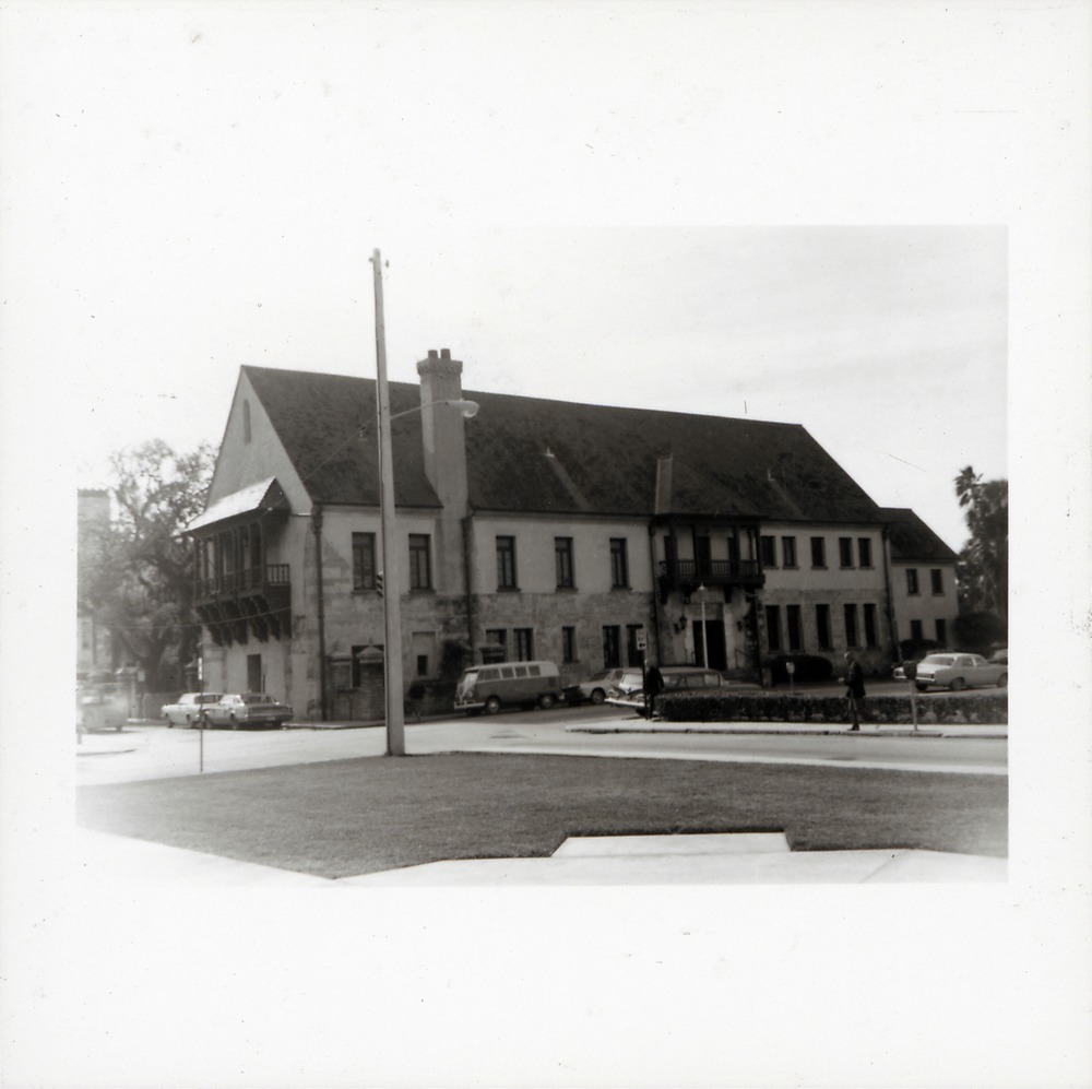 Government House from the corner of St. George Street and Cathedral Place, looking Southwest, 1967