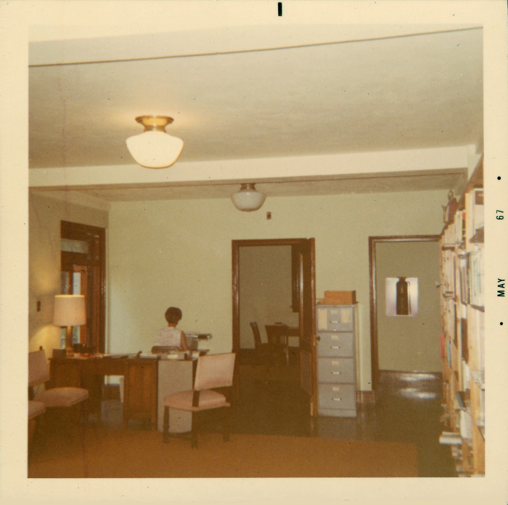 Library on the second floor of Government House, May 1967 - 