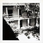 [1967] Southern balcony and courtyard of Government House, seen from the eastern balcony, looking North