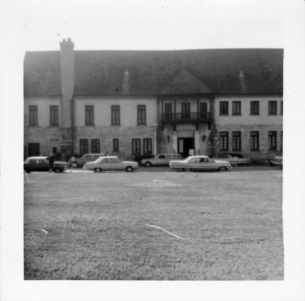 North elevation and entrance to Government House from across Cathedral Place, looking South, 1967 - 