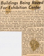 [1964] Buildings Being Razed For Exhibition Center