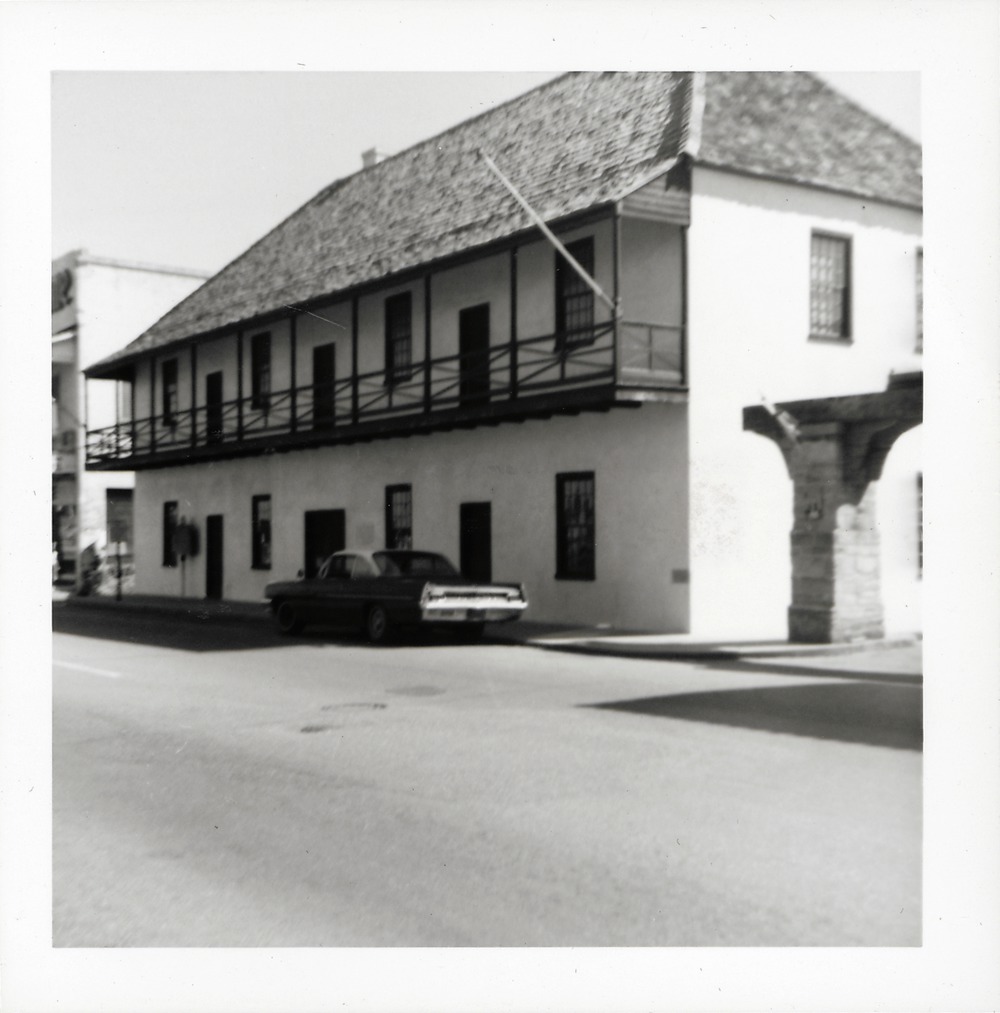 Wakeman House from the intersection of King Street and Aviles Street, looking Southeast, 1967