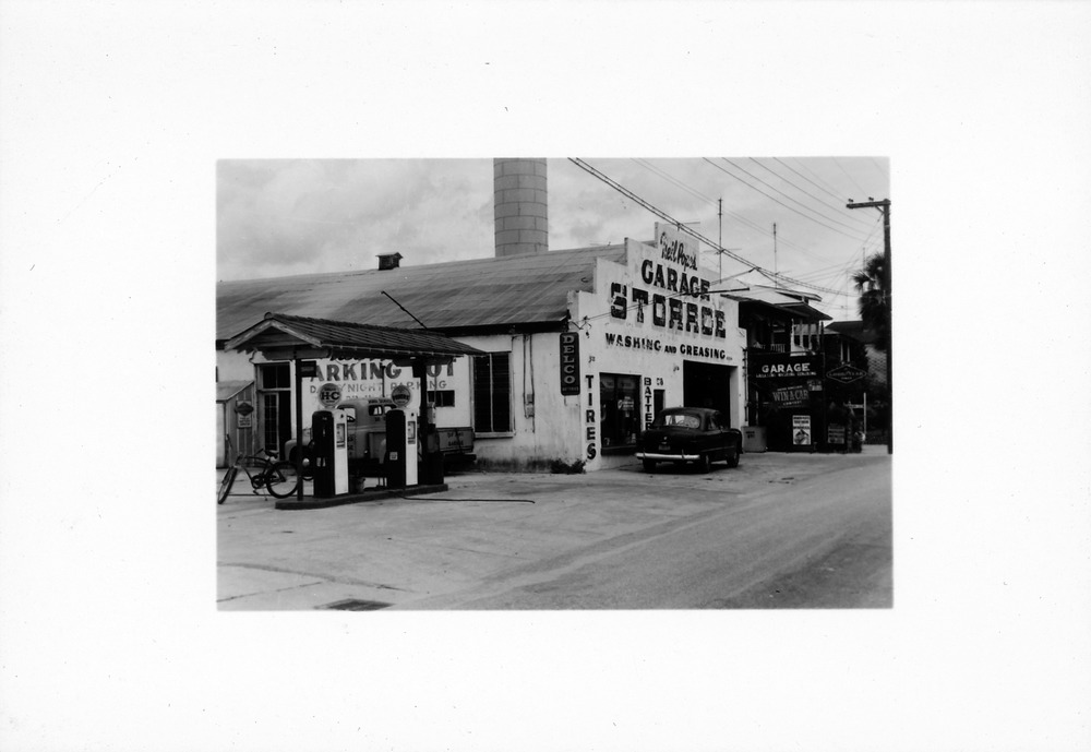 Neil Pope's Garage from Charlotte Street, ca. 1966 - 