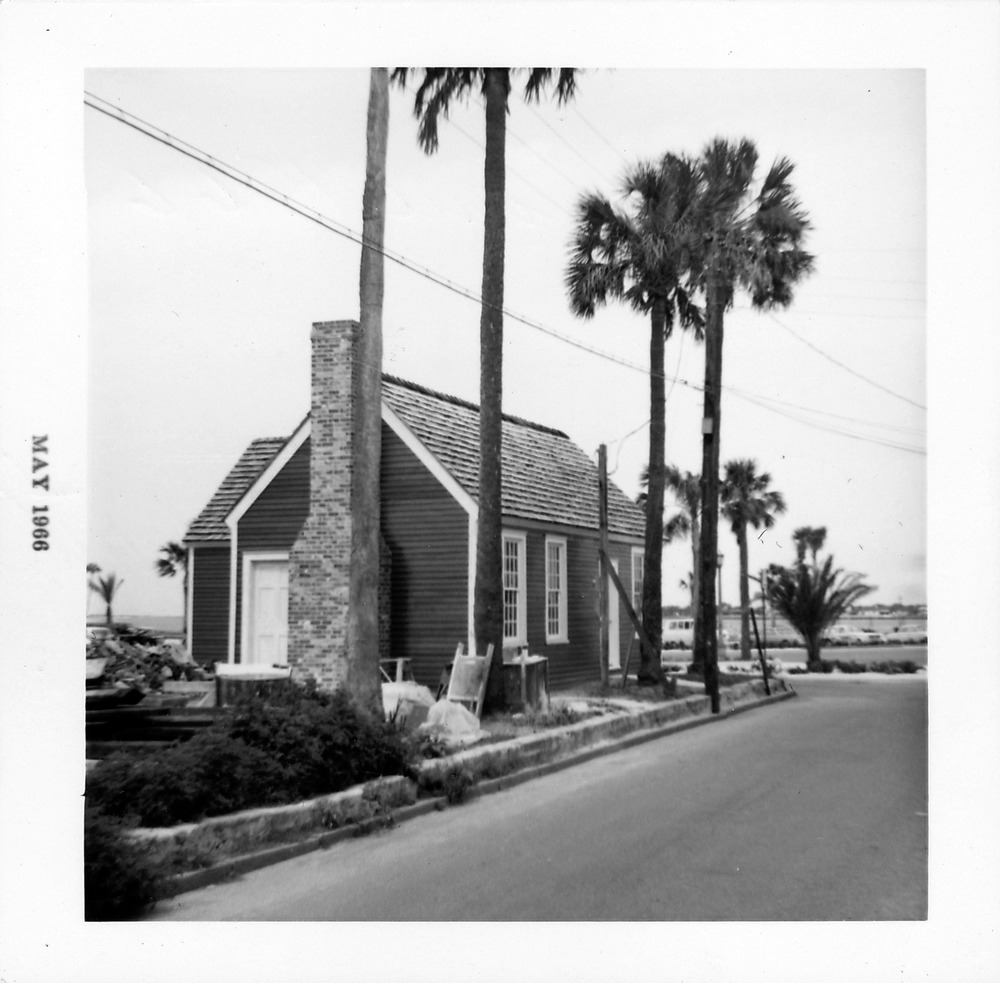 Sims House from Cuna Street, looking East, 1966