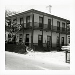 Cerveau House during restoration, from Cuna Street, looking Northwest, 1967