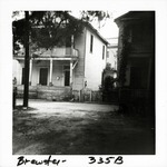 Brewster House from adjacent lot across Cuna Street, looking South, 1967<br />( 6 volumes )