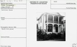 North elevation of the Sullivan House on Cuna Street<br />( 4 volumes )